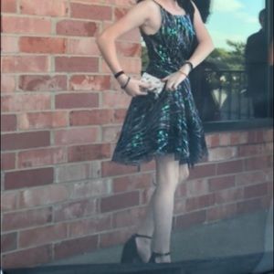 Black homecoming dress